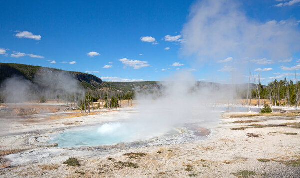 Black sands geyser basin