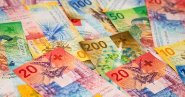 Yeni İsviçre banknotlarının koleksiyonu (2017-2019 yıllarında yayınlandı))