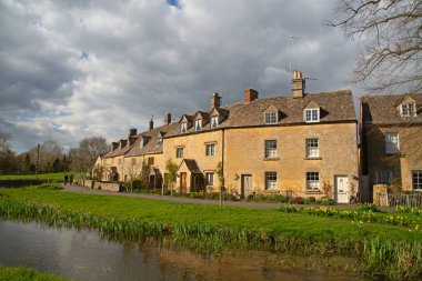 Cotswolds bölgesindeki antik köy 