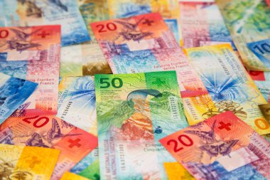 Yeni İsviçre banknotlarının koleksiyonu (2017-2019 yıllarında yayınlandı))