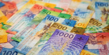 Yeni İsviçre banknotlarının koleksiyonu (2017-2019 yıllarında yayınlandı))