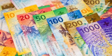 Yeni İsviçre banknotlarının koleksiyonu (2017-2019 yıllarında yayınlandı))