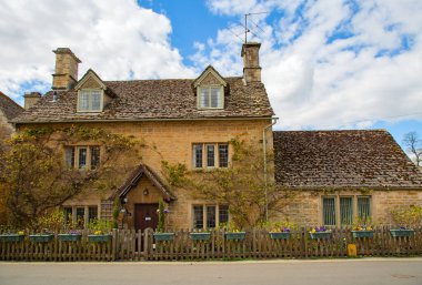 Cotswolds bölgesindeki antik köy 