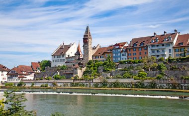 İsviçre, Zürih yakınlarındaki Bremgarten eski kasabası