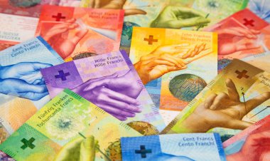 Yeni İsviçre banknotlarının koleksiyonu (2017-2019 yıllarında yayınlandı))