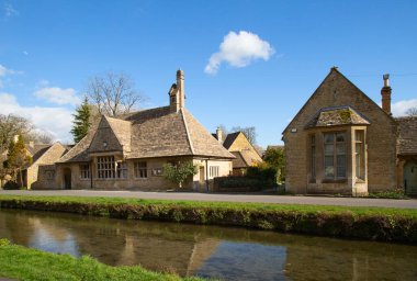 Cotswolds bölgesindeki antik köy 