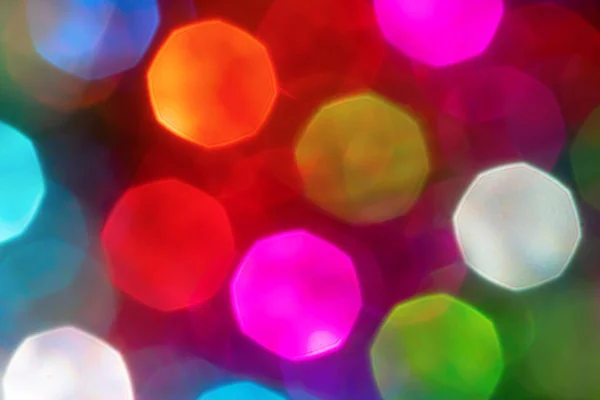 Defocused Ligths Christmas Tree — Stock Photo, Image