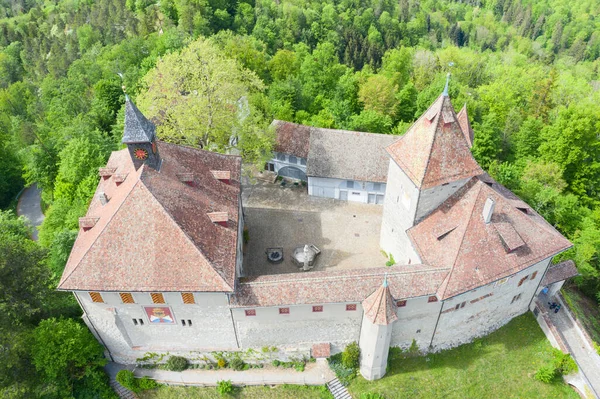 Château Kyburg Situé Entre Zurich Winterthur Suisse — Photo