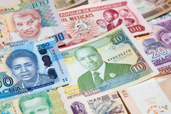 Variedad Los Billetes Africanos — Foto de Stock