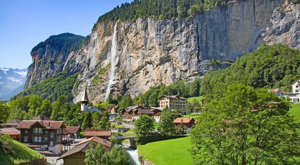 Paisagem Verão Região Jungfrau — Fotografia de Stock