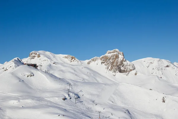 Схил Лижному Курорті Flumserberg Швейцарія — стокове фото