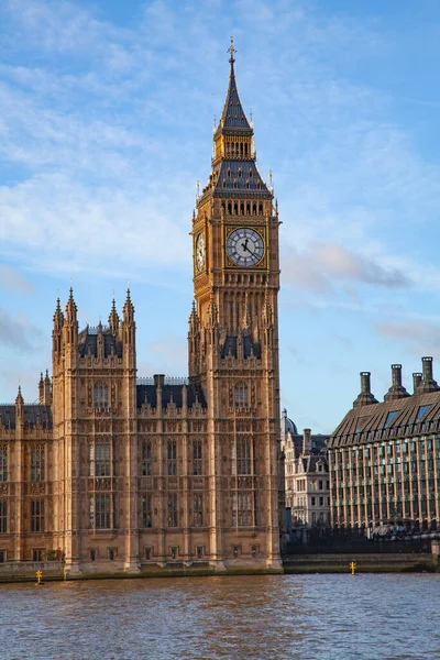 Famosa Torre Relógio Big Ben Londres Reino Unido — Fotografia de Stock