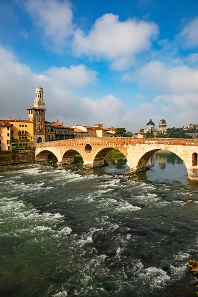 Antigua Ciudad Verona Norte Italia — Foto de Stock