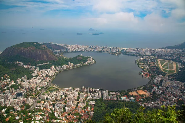 Widok Lotu Ptaka Rio Janeiro Brazylia — Zdjęcie stockowe