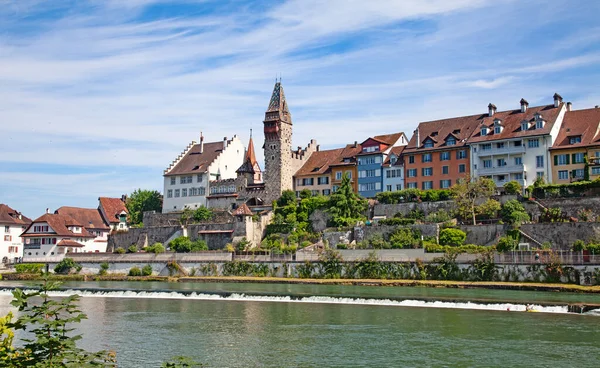 Stare Miasto Bremgarten Niedaleko Zurychu Szwajcaria — Zdjęcie stockowe