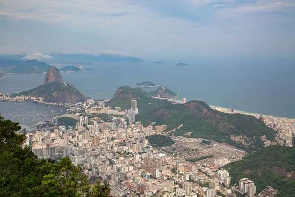 Widok Lotu Ptaka Rio Janeiro Brazylia — Zdjęcie stockowe