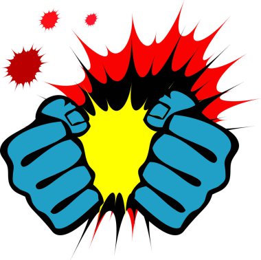 Dövüş sanatları simbol, logo. Karate yaratıcı tasarım amblemi.