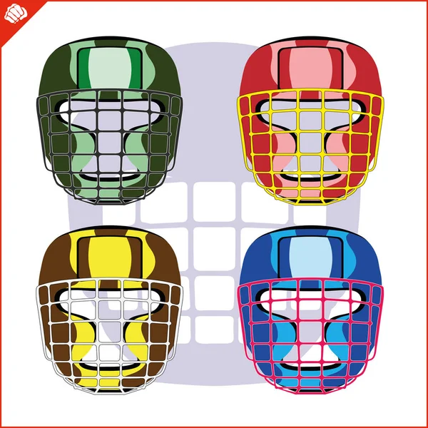 Cool helmets for martial arts, martial arts. Full head protection from knockout, strike. Lattice to protect the face. Creative design in multiple colors.