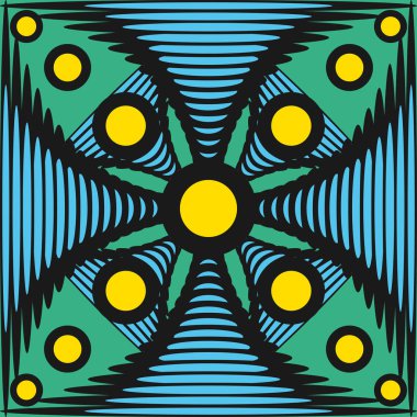 Kareler ve Geometrik Şekiller Deseni