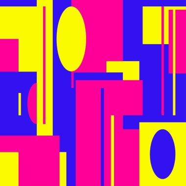 Kareler ve Geometrik Şekiller Deseni