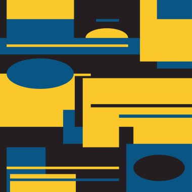 Kareler ve Geometrik Şekiller Deseni