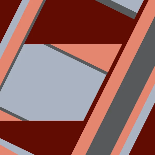 Візерунок квадратів і геометричних фігур — стоковий вектор