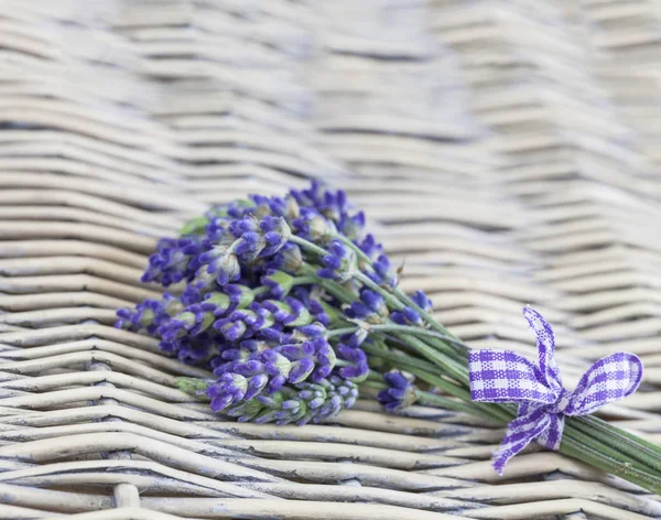 활과 라벤더 꽃다발 — 스톡 사진