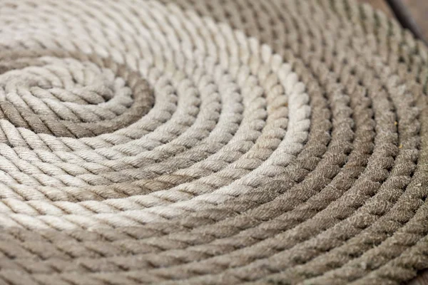 Rolled Up Ship Rope — Stock Photo, Image