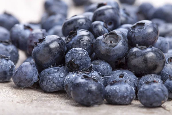 Fresh Blueberries On Wood — Stock Photo, Image