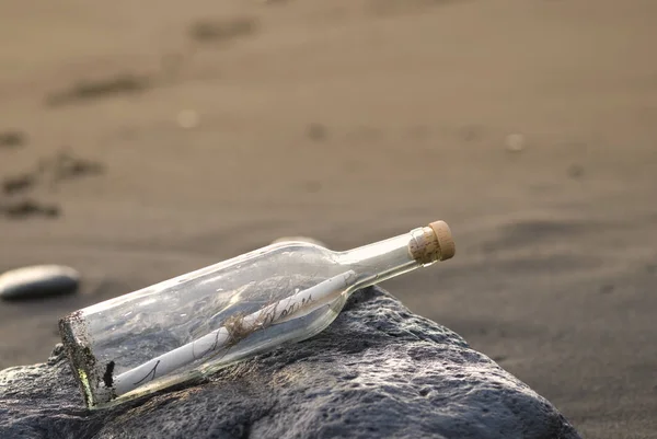 Message In A Bottle Stock Image