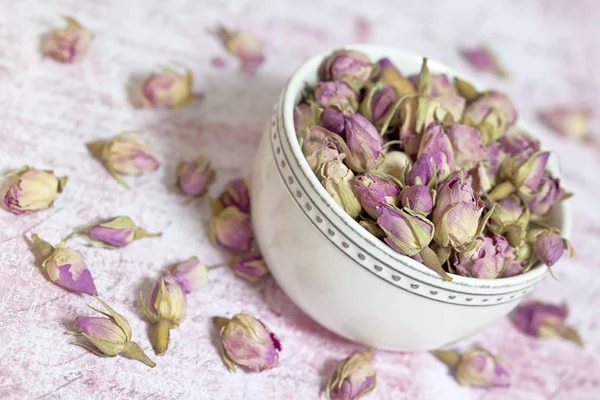 Pembe gül tomurcukları kurutulmuş — Stok fotoğraf