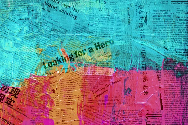 Kleurrijke Grunge achtergrond met tekst — Stockfoto