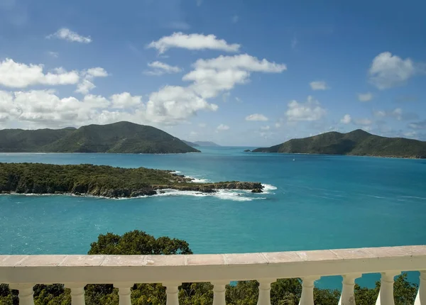 Карибский пейзаж Британских Виргинских островов — стоковое фото