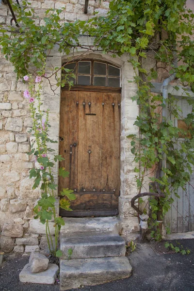 Old House Door In Provence — Stock Photo, Image