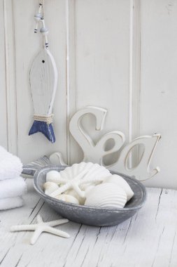 Balıkla deniz natürmort