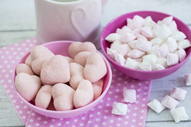 Pembe Pastel tatlı ve şekerleme