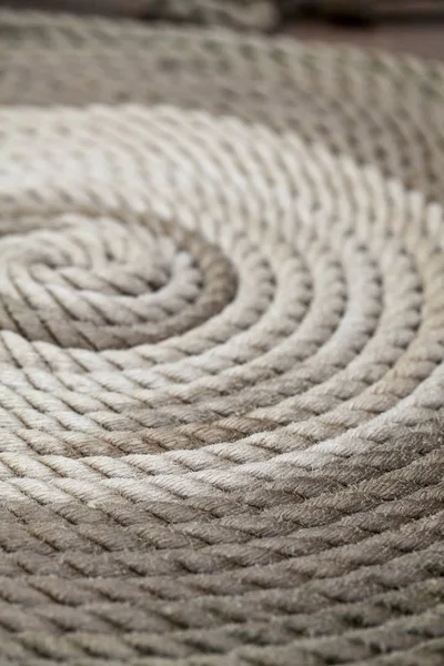 Rolled Up Ship Rope — Stock Photo, Image