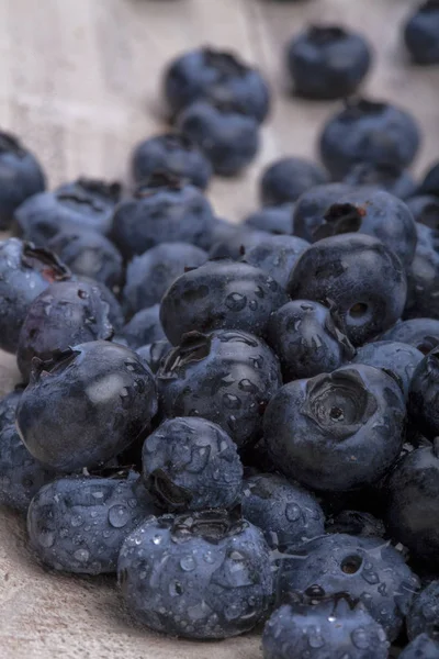 Close Up Of Fresh Blueberries — Stock Photo, Image