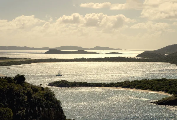 Britse Maagdeneilanden Caribische gouden uur — Stockfoto