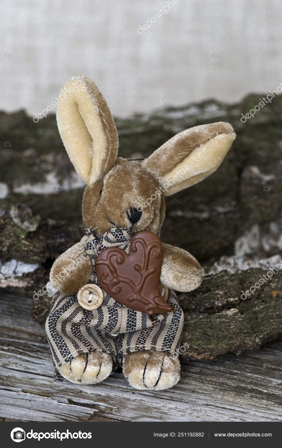 vintage stuffed easter bunny
