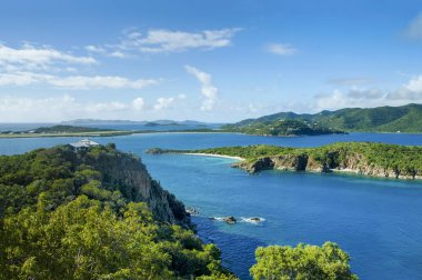 British Virgin Islands Caribbean Scenic View clipart