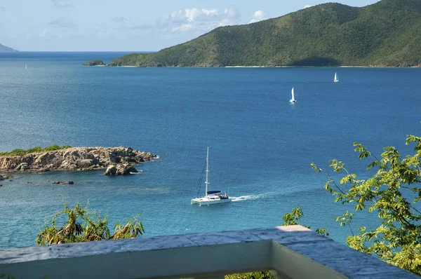 Îles Vierges britanniques Vue Mer des Caraïbes — Photo