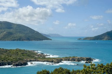 British Virgin Islands Caribbean Scenic View clipart
