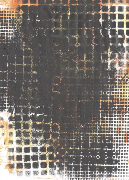 Grunge Painted Black Background Texture — Stock Photo, Image