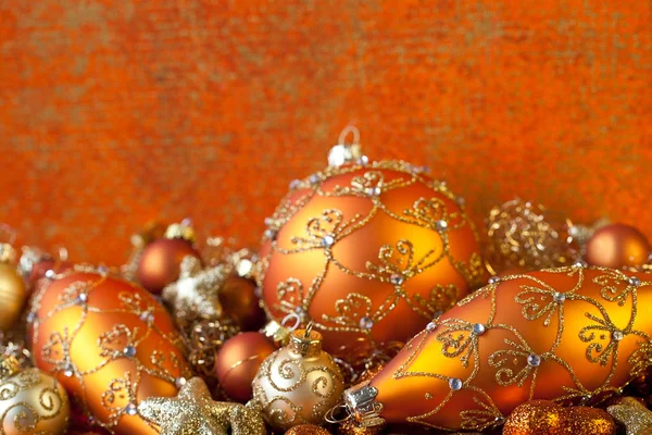 Elegant Christmas Ornament Still Life — 스톡 사진
