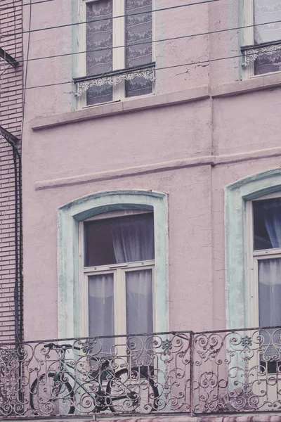 Vintage Pink House In France — ストック写真