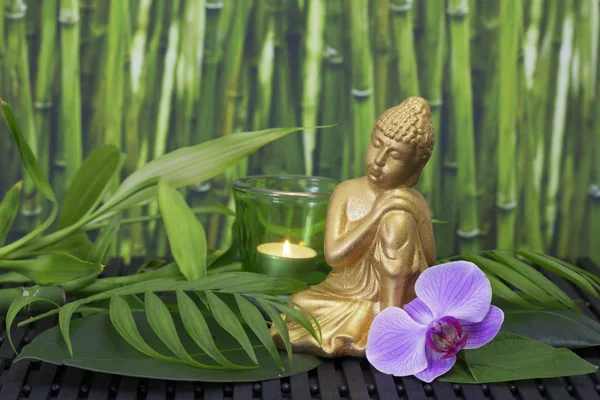 Zen Style Still Life With Buddha — Stock Photo, Image