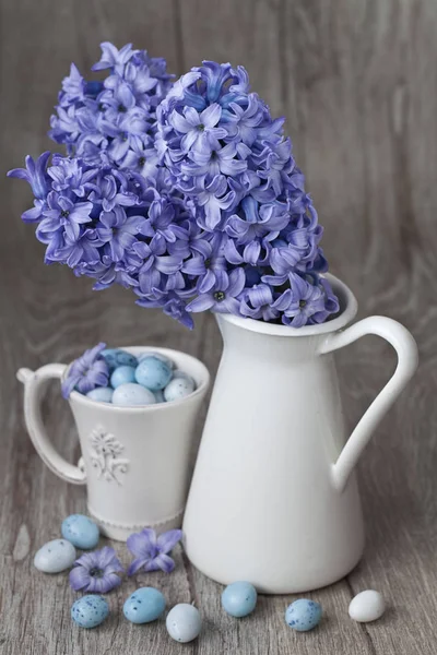 Stále život s Hyacinth květinami — Stock fotografie