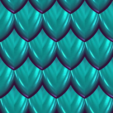 Denizkızı Ölçeği Kusursuz Tekrarlayan Desen