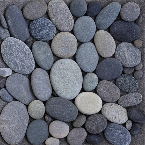 Grey Pebble Zen Style Background — ストック写真